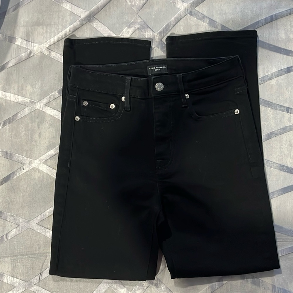 SOLD - Club Monaco black jeans, size 26